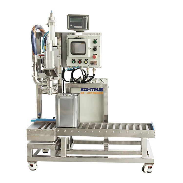 I-20-100L i-Barrel Semi-Automatic Chemical Raw Material Filling Machine