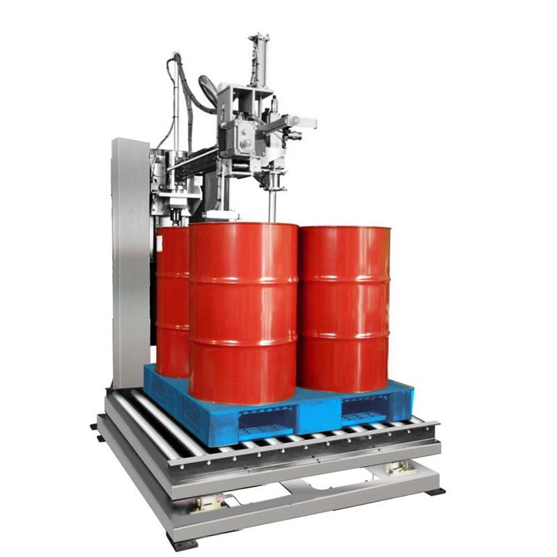 Umatshini wokuzalisa i-IBC Barrel Rocker Arm Chemical Raw Material Filling Machine